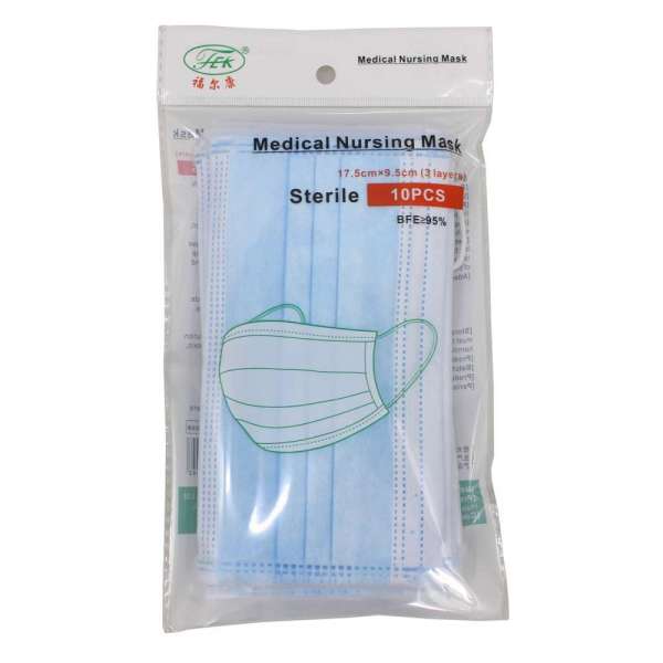 Perfect Disposable Medical Dust Mouth Surgical Face Mask 3 ply