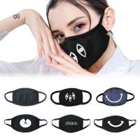 fashion black breathing purely antismog sensitive earloop face mask